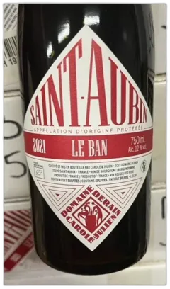 photo du vin Le Ban