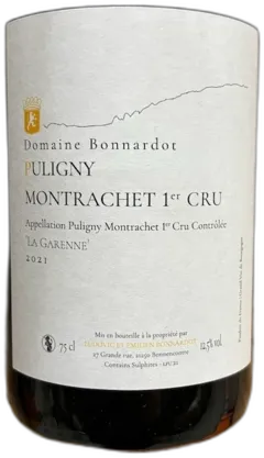 photo Domaine Bonnardot Puligny-Montrachet 1er Cru la Garenne