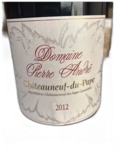 photo Domaine Pierre André Chateauneuf du Pape