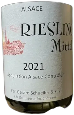 illustration du vin Schueller Alsace Riesling Mittel