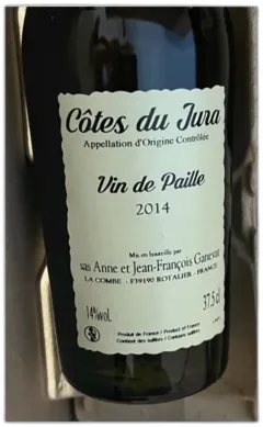 photo Côtes du Jura Vin de Paille