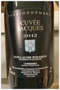photo Cuvée Jacques