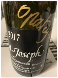 vue du vin Saint Joseph Blanc les Champs