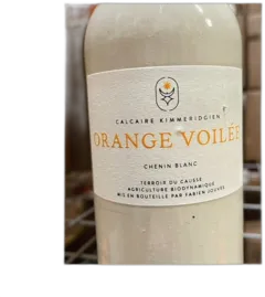 photo Mas Del Périé Vin de France Blanc Orange Voilée Grès