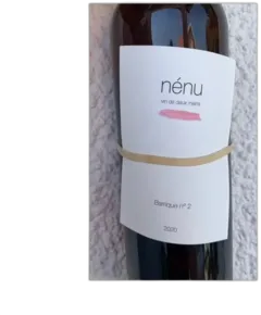 capture du vin Nénu Vin de France Rosé Barrique n°02