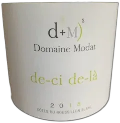 photo du vin Domaine Modat de-ci de-là Côtes du Roussillon Blanc
