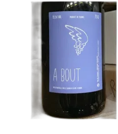 photo le Raisin à Plume Vin de France Rouge a Bout 2018
