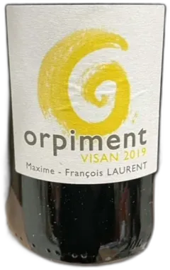 photo du vin Maxime-François Laurent Côtes du Rhône-Villages Visan Orpiment