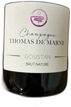 aperçu du vin Thomas de Marne Champagne Blanc de Noirs Goustan Zéro Dosage