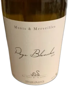 photo du vin Domaine Monts et Merveilles Vin de France Page Blanche