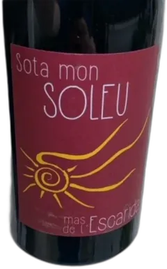 photo du vin Mas de l’Escarida Vin de France Sota Mon Soleu