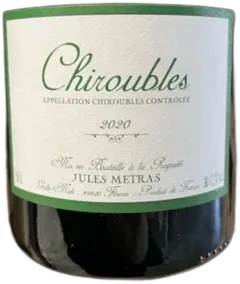 illustration du vin Jules Métras Chiroubles la Montagne