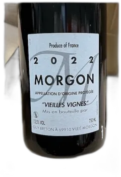 photo Morgon Vieilles Vignes