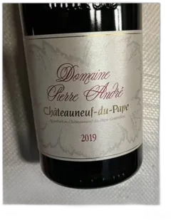 photo Domaine Pierre André Chateauneuf du Pape 2019 Magnum