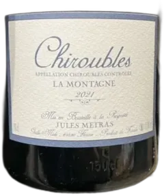 illustration du vin Jules Métras Chiroubles la Montagne