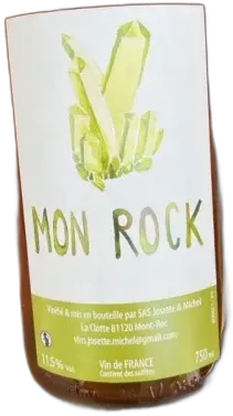 photo du vin Vins Josette & Michel Vin de France Mon Rock