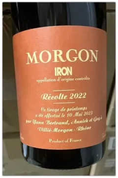 photos du vin Iron