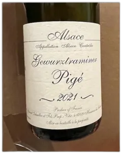 photo Alsace Gewurztraminer Pigé