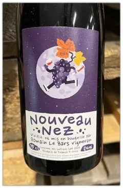 photo du vin Romain le Bars Vin de France Rouge Nouveau Nez 2023