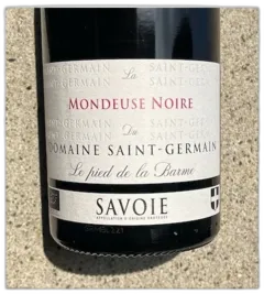 photo Savoie Rouge Mondeuse Noire le Pied de la Barme