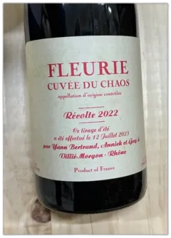 photo du vin Cuvée du Chaos