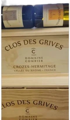 photo Laurent Combier Crozes Hermitage Clos des Grives 2022 Blanc