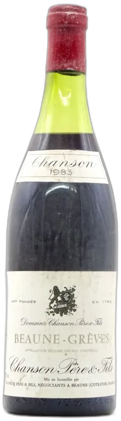 photo Beaune 1er Cru Grèves, Domaine Chanson, 1983