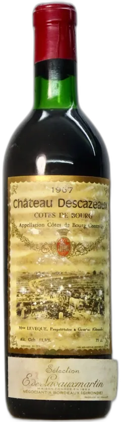 photo Descazeaux, Côtes de Bourg, 1967