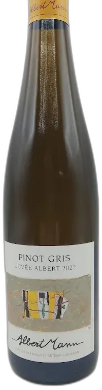 image du vin Pinot Gris Domaine Albert Mann Cuvee Albert 2022