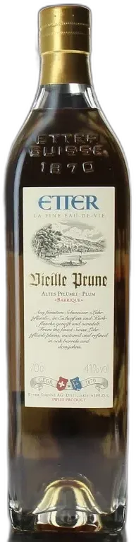 photo du vin Eau-de-Vie de Vieille Prune Etter