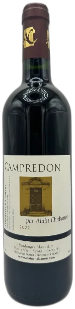 image du vin Domaine Alain Chabanon "Campredon" Terrasses du Larzac Rouge