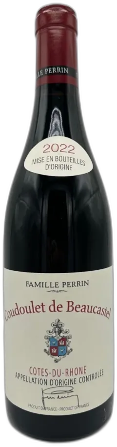 vue du vin Domaine Coudoulet de Beaucastel Vallée du Rhône