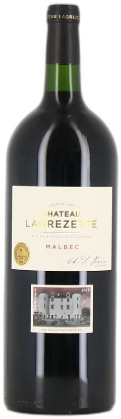 photo Magnum Vin Rouge Cahors Château Lagrezette 2015