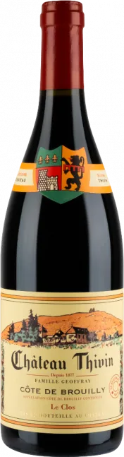 image du vin Cote de Brouilly du Chateau Thivin Cuvée le Clos