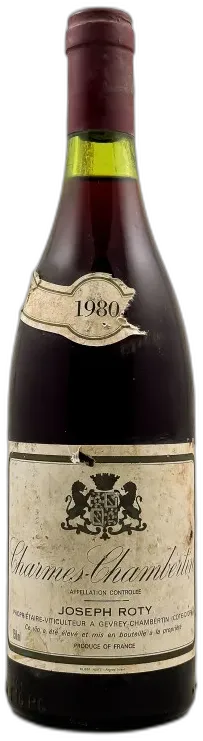 image du vin Joseph Roty Charmes Chambertin Grand Cru 1980