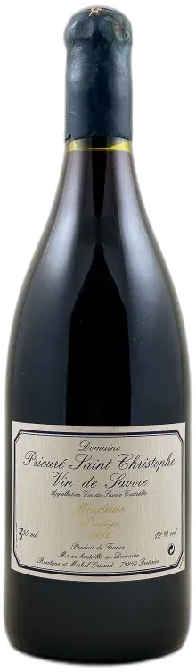 photo Prieuré Saint Christophe Michel Grisard Vin de Savoie Mondeuse Prestige 1992 Magnum