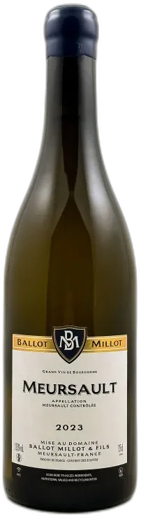 vue du vin Ballot-Millot Meursault "Criots" 2020