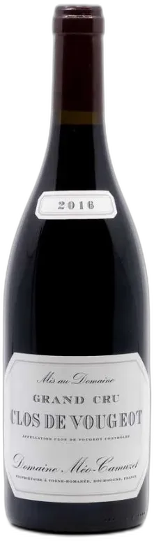 photo du vin Meo Camuzet Clos Vougeot Grand Cru