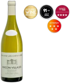 vue du vin Domaine les Chenevières, Mâcon-Villages 2023 - 2023