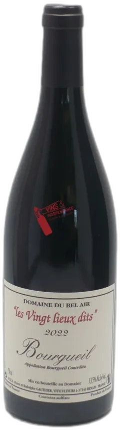 photos du vin Domaine du Bel Air Bourgueil "les Vingt Lieux Dits" 2022