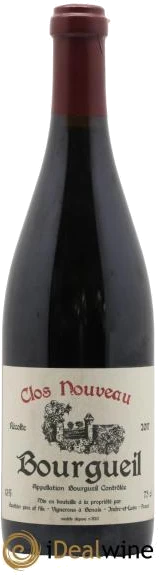 photo Bourgueil Clos Nouveau Domaine du Bel Air 2017