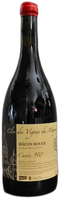 photo Mâcon Rouge 910 2021 Julien Guillot, Clos des Vignes du Maynes