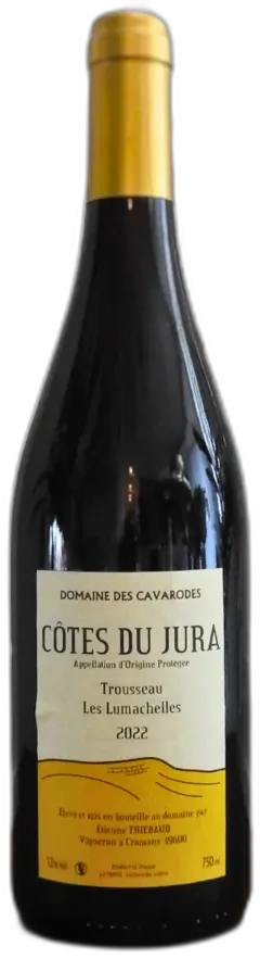 photo Trousseau les Lumachelles 2022 Aop Côtes du Jura, Etienne Thiebaud, Domaine des Cavarodes