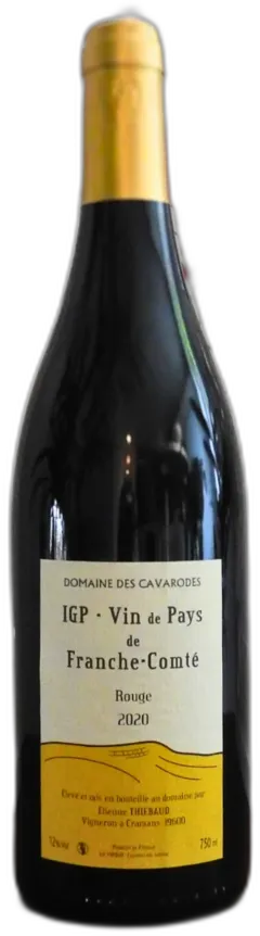 photo du vin Vin de Pays de Franche-Comté Rouge 2020 Igp, Etienne Thiebaud, Domaine des Cavarodes