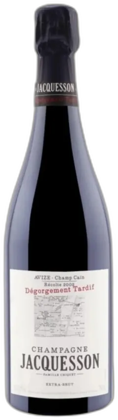 photo Jacquesson Cuvée Avize Champ Caïn 2002