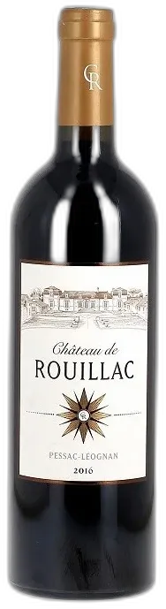 image du vin Château de Rouillac Pessac Léognan Rouge 2016