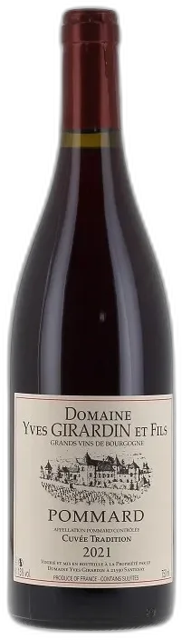 image du vin Pommard Aoc Domaine Yves Girardin et Fils Rouge 2021