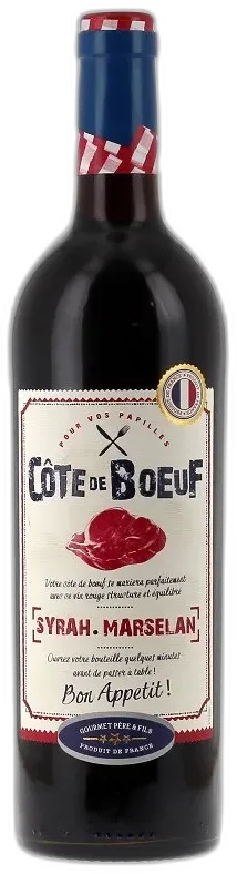 photo Côte de Boeuf Syrah & Marselan Gourmet Père et Fils 2023