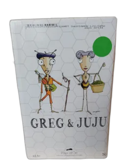photo du vin Bib Igp Pays d’oc "Greg et Juju" Blanc Domaines Robert Vic