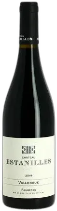 photos du vin Château des Estanilles Vallongue Rouge Aop Faugères, Languedoc
